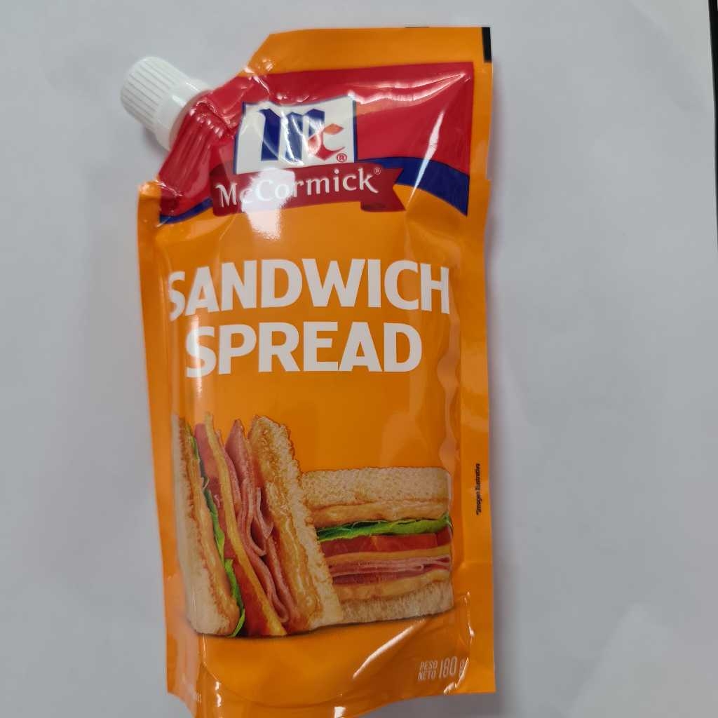 MCCORMICK SANDWICH SPREAD DOYPACK 12/180GR