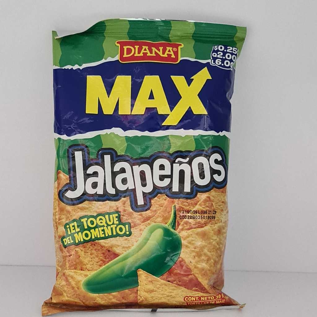 DIANA JALAPEÑOS MAX PRODUCTO 39G