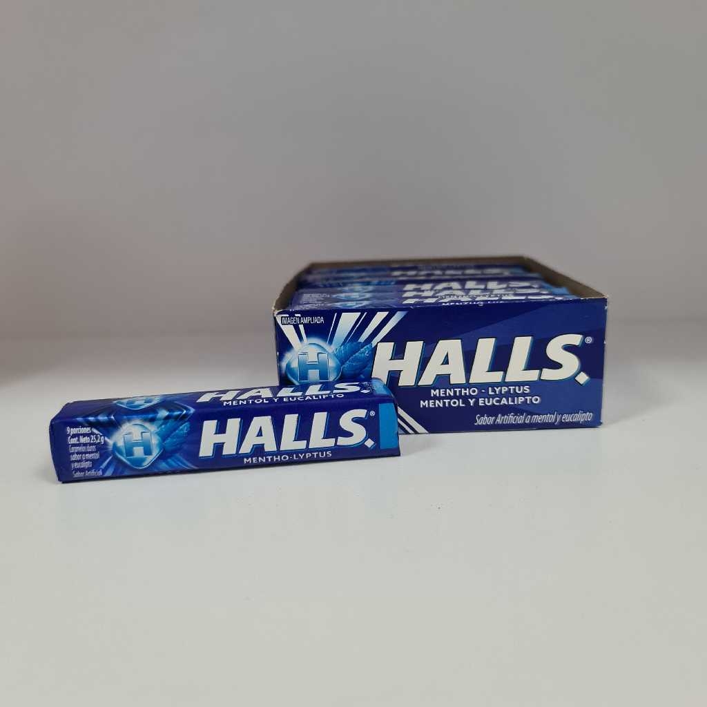 HALLS  MENTOL EUCALIPTO  BARRITA 1/12UND